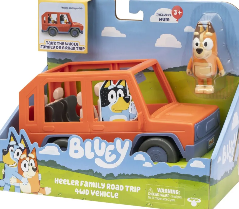 BLUEY Heeler Family Road