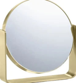 Bordspejl m. 5 x forstørrelse Ume Brass finish