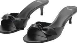 Bow heel sandals