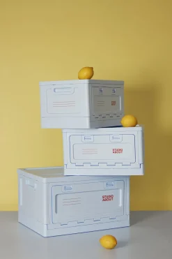 BOX, LARGE, LIGHT BLUE