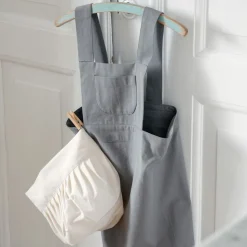 Brneforklde m/kokkehue, elephant grey/classic white