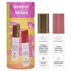 Bronzi and the bloos™ - Æske med ansigtpleje: bronzer-serum og rosa se