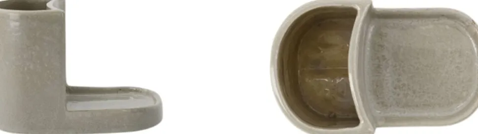 Børste- og sæbeholder, MKDatura, Shellish grey