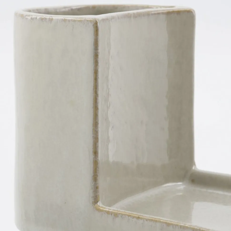 Børste- og sæbeholder, MKDatura, Shellish grey