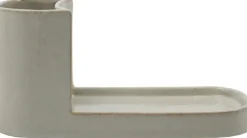 Børste- og sæbeholder, MKDatura, Shellish grey