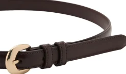 Buckle skinny belt