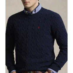Cable-Knit Wool-Cashmere Sweater