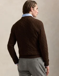 Cable-Knit Wool-Cashmere Sweater