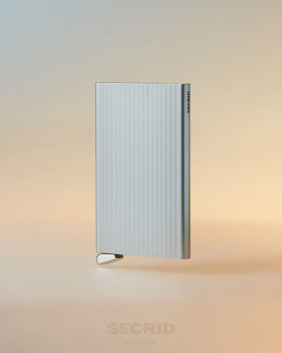 Cardprotector Fluted Silver+