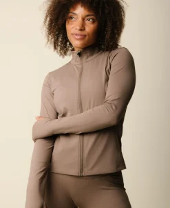 Cartel x Align by Blume contour zip jacket - Hazel