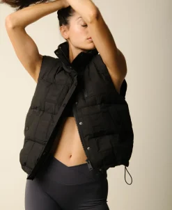 Cartel x Align by Blume puffer vest - Nero