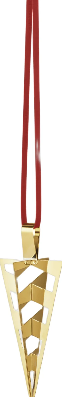 CC 2025 HOLIDAY ORNAMENT CORNET 18KT GOLD PLATED BRASS