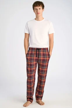 Checked brushed pyjama pants