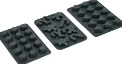 Chokoladeform 3 dele Grå Silikone