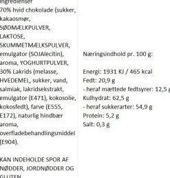 Choko-Lakrids Hindbær - Bronze, Klodsbundspose