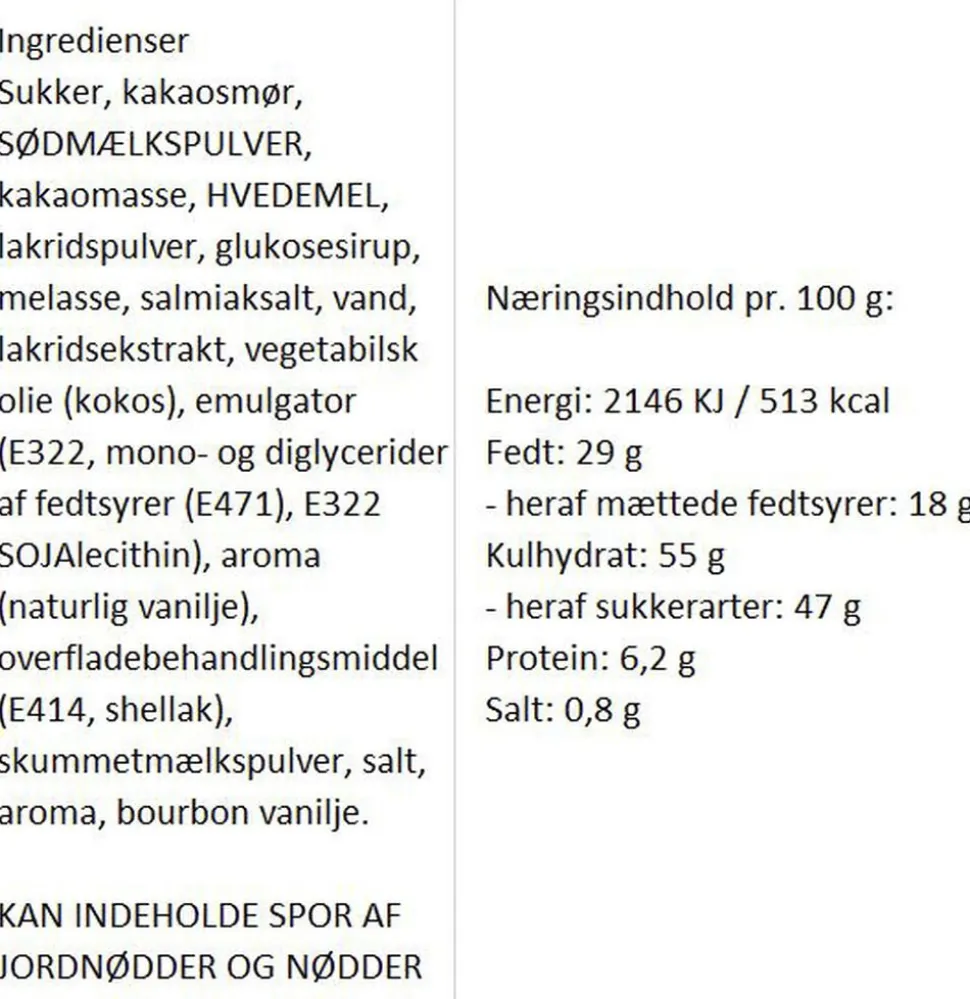 Choko-lakridser med lakridspulver