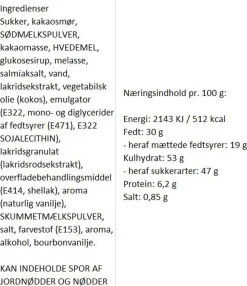 Choko-lakridser med salmiak