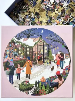CHRISTMAS MARKET - puslespil med 1000 brikker