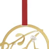 CHRISTMAS MOBILE MISTLETOE 18 KT GOLD PLATED