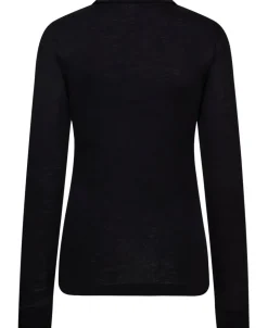 Cilla 12 Langærmede polo strik - 100% Merino uld RWS