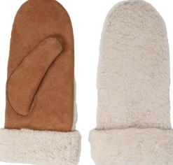 COLON - MITTENS - PALM OF SUEDE AND UPPER OF CURLY SHEARLING