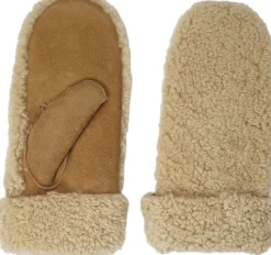 COLON - MITTENS - PALM OF SUEDE AND UPPER OF CURLY SHEARLING