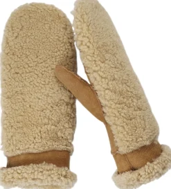 COLON - MITTENS - PALM OF SUEDE AND UPPER OF CURLY SHEARLING