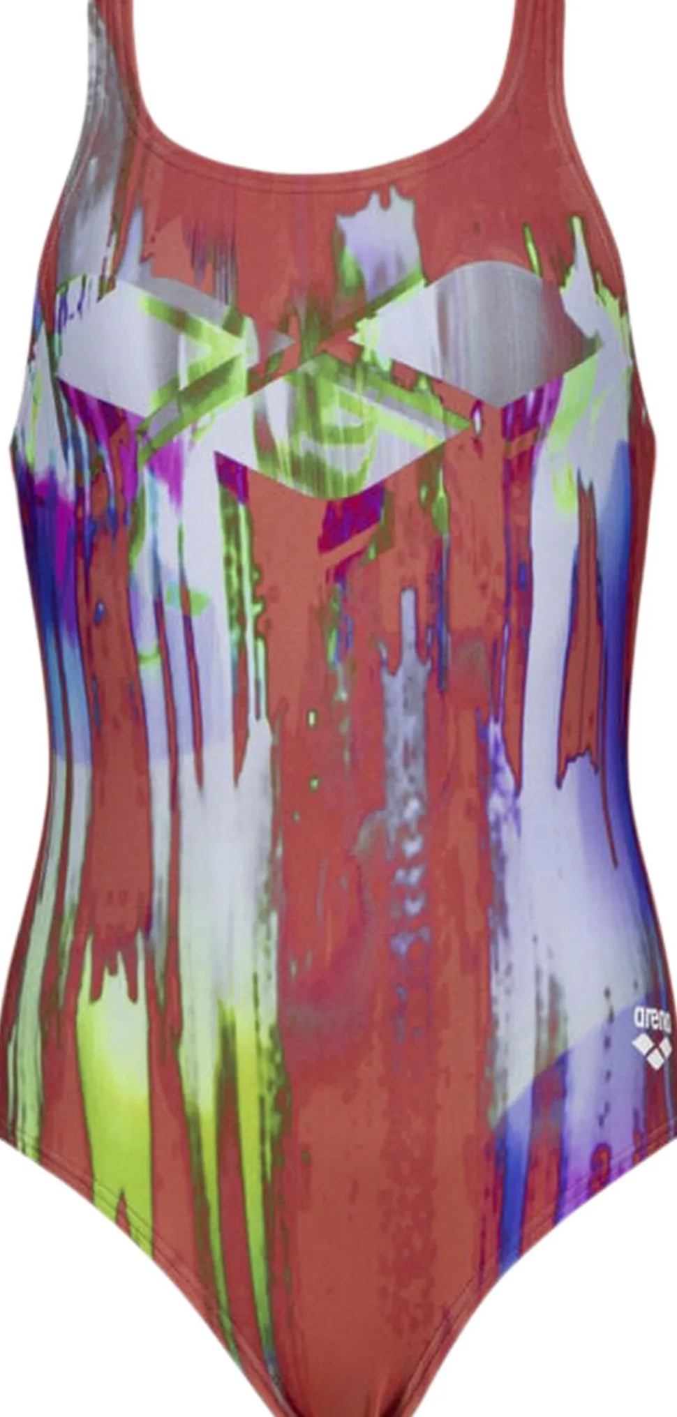 Colour Bleeding V-Back one piece badedragt