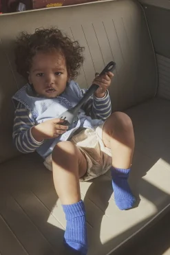 Cotton rib baby socks