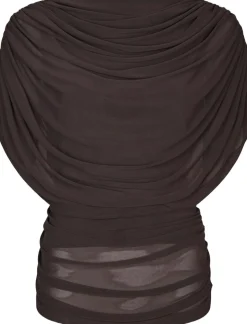 Cottuna Drapy Mesh Top