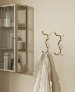 Curvature Hook - Brass