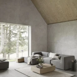 Cushion cover -BOUCLE- Colour Moonbeam 50 x 50 cm