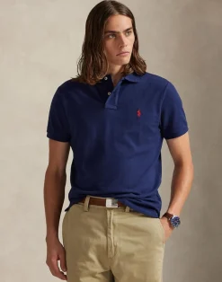 Custom Slim Fit Mesh Polo