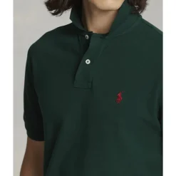 Custom Slim Fit Mesh Polo Shirt