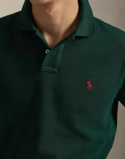 Custom Slim Fit Mesh Polo Shirt