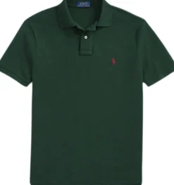 Custom Slim Fit Mesh Polo Shirt