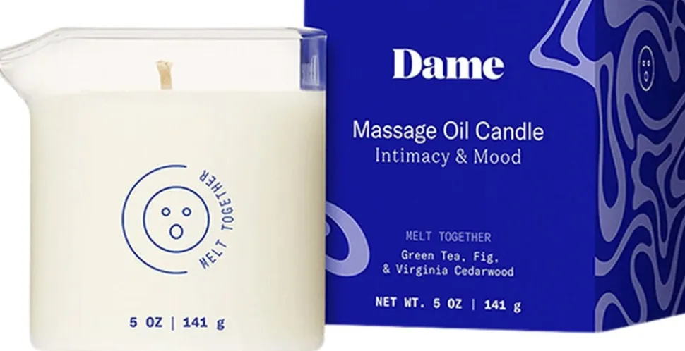 DAME PRODUCTS - MASSAGE OIL CANDLE MELT TOGETHER