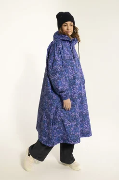 Danedream Drops Rain Poncho Dark Navy BERRYGOOD