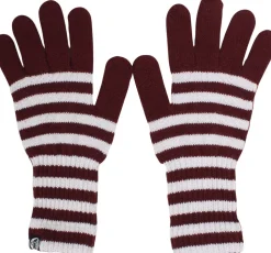 Danegoose Wool Gloves Dk Merlot/Chalk