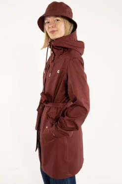 Danerainlover Raincoat Dark Brick