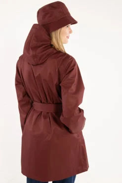 Danerainlover Raincoat Dark Brick