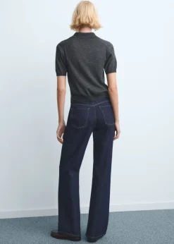 Danila high-waisted wide-leg jeans