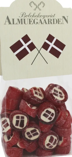 Danske Flag bolcher med smag af jordbær (anledningskort)