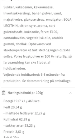 DARK BANANA - Large (uden gelatine)