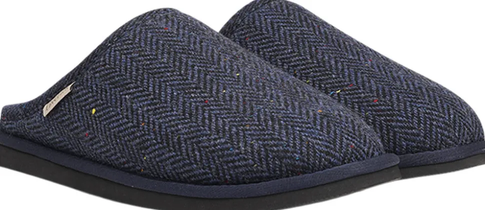 DARWIN WOOL - OPEN WOOL SLIPPERS WITH SHEARLING LINING