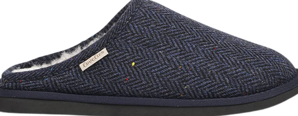 DARWIN WOOL - OPEN WOOL SLIPPERS WITH SHEARLING LINING