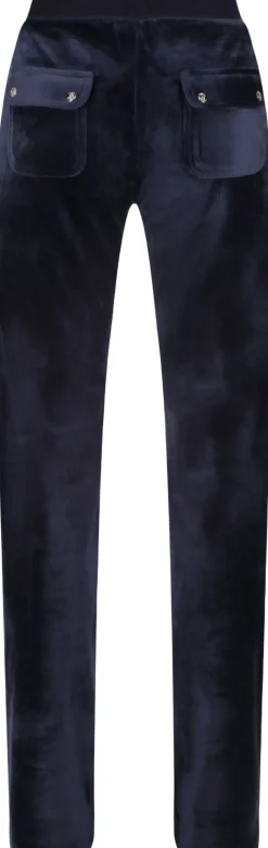 Del Ray Classic Velour Pant Pocket Design