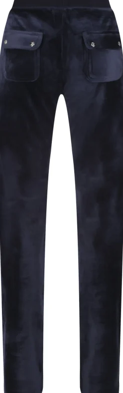 Del Ray Classic Velour Pant Pocket Design