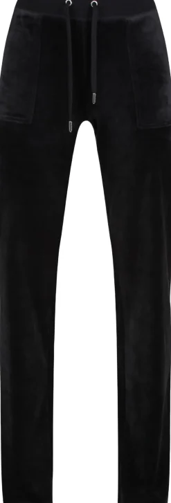 Del Ray Classic Velour Pant Pocket Design