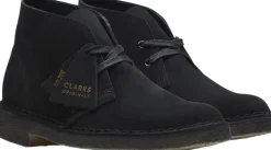 Desert Boot. Black Sde, D, 4